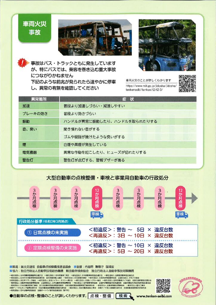 大型車裏のサムネイル